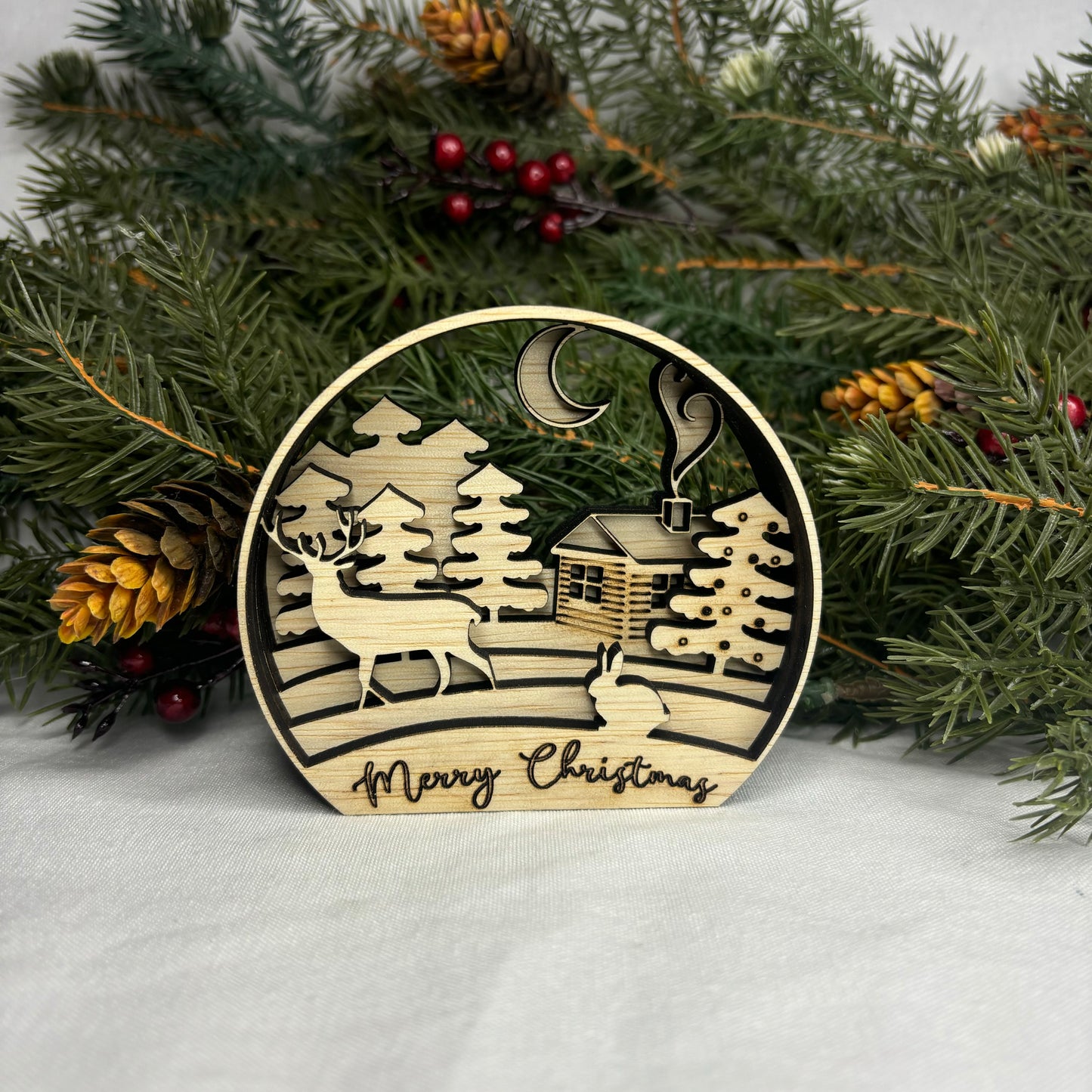 Cabin Globe Shelf Sitter