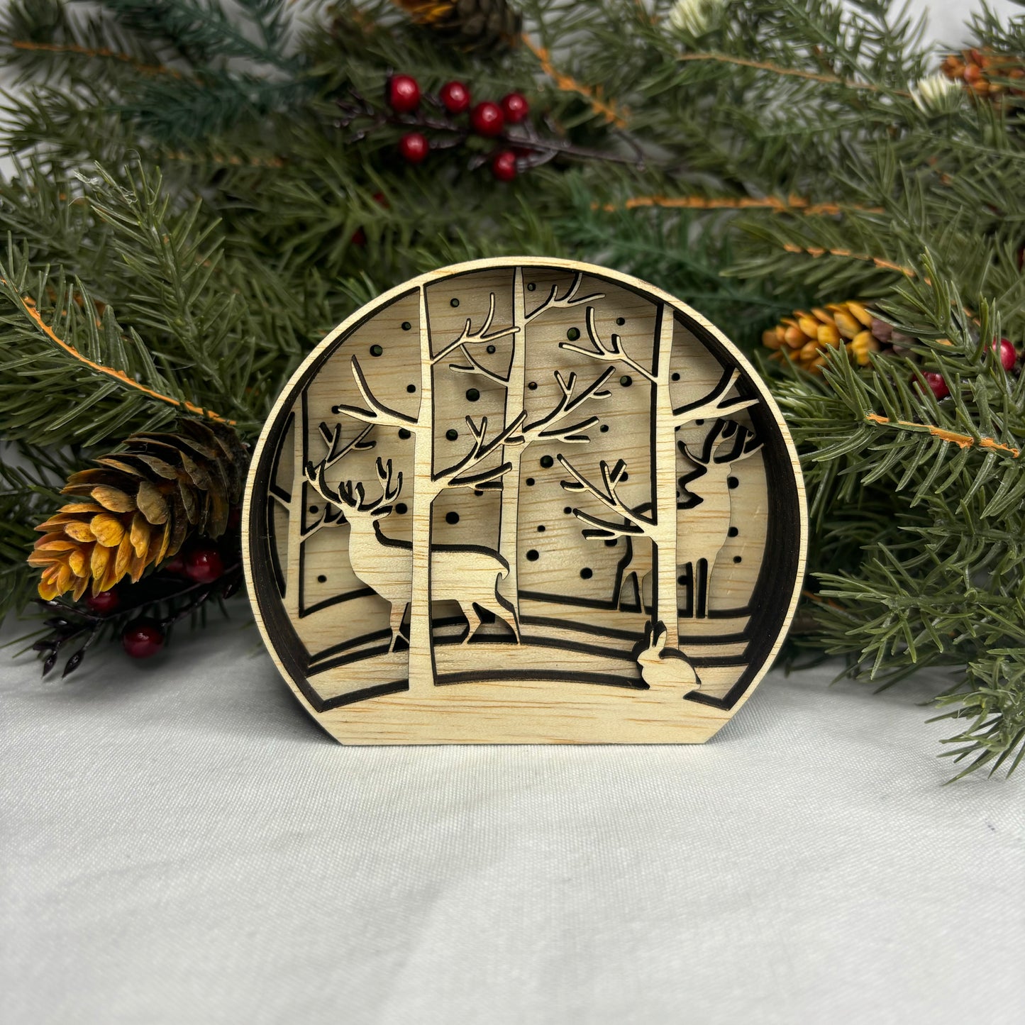 Forest Globe Shelf Sitter