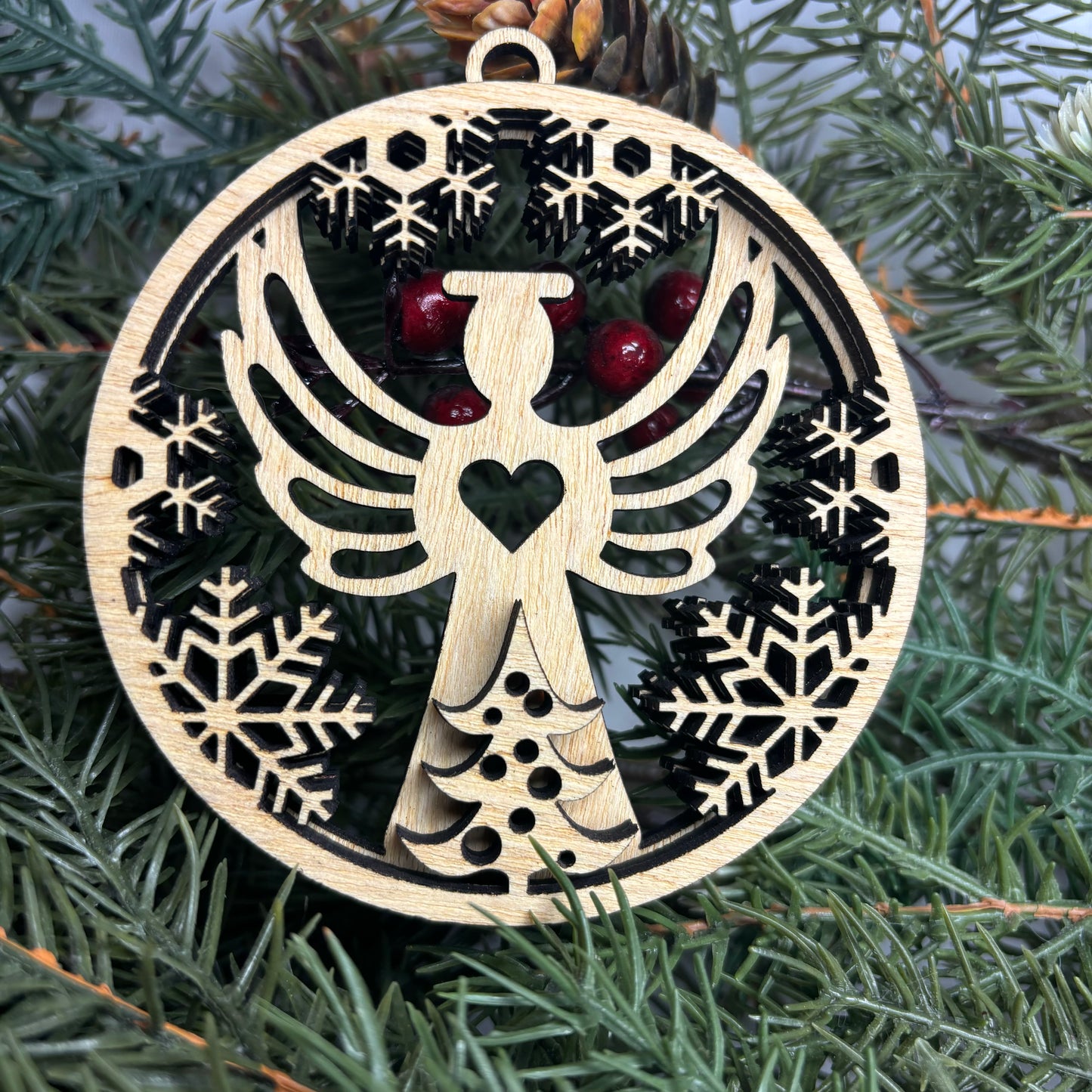 Layered Angel Ornament
