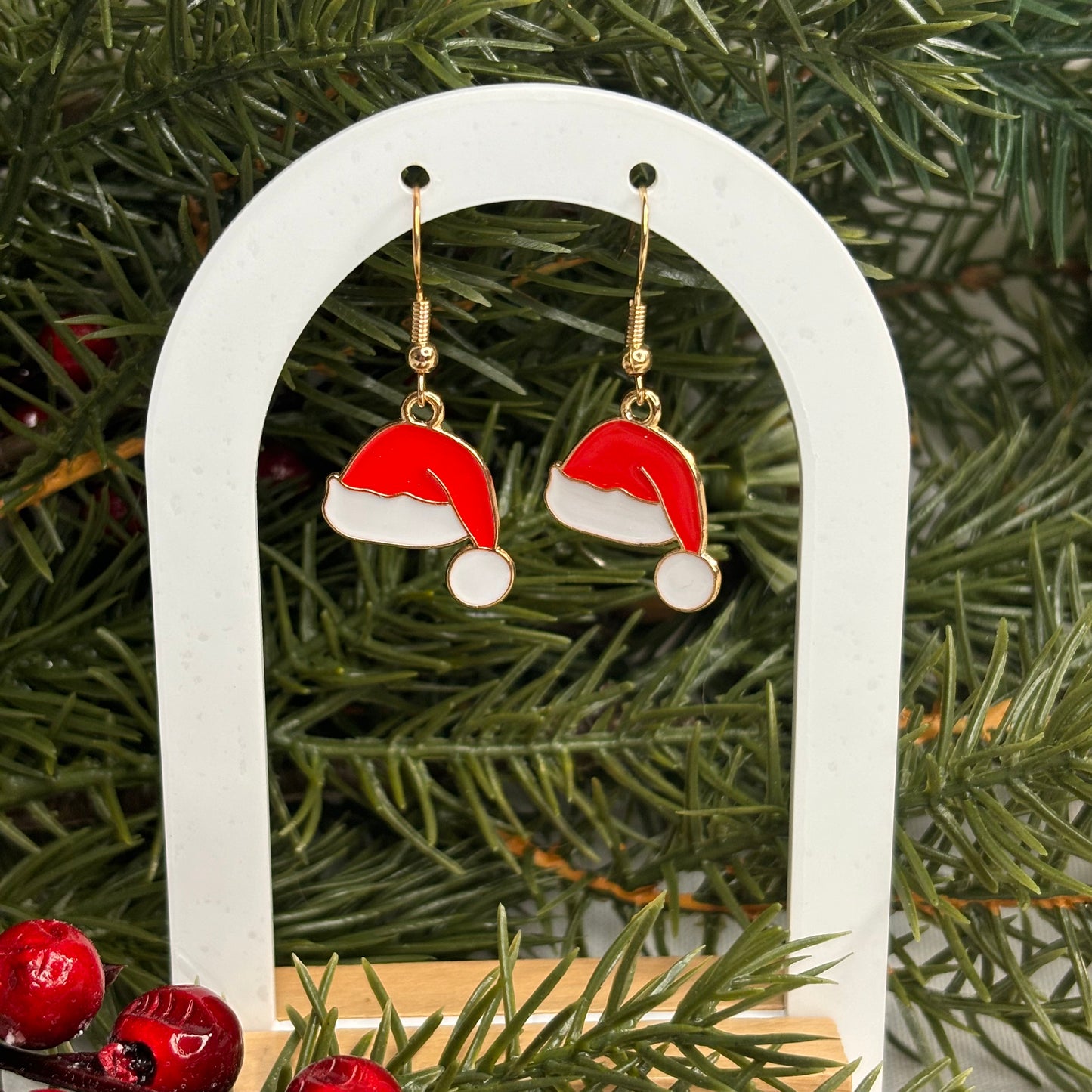 Santa Hat Earrings