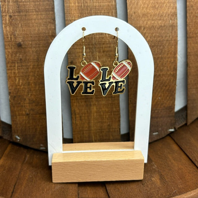 Football Love Earrings