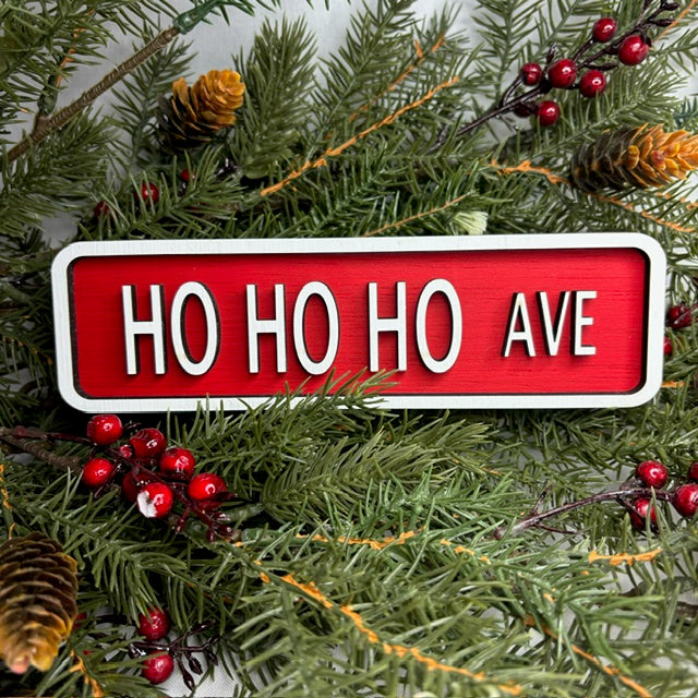 Ho Ho Ho Mini Wood Sign