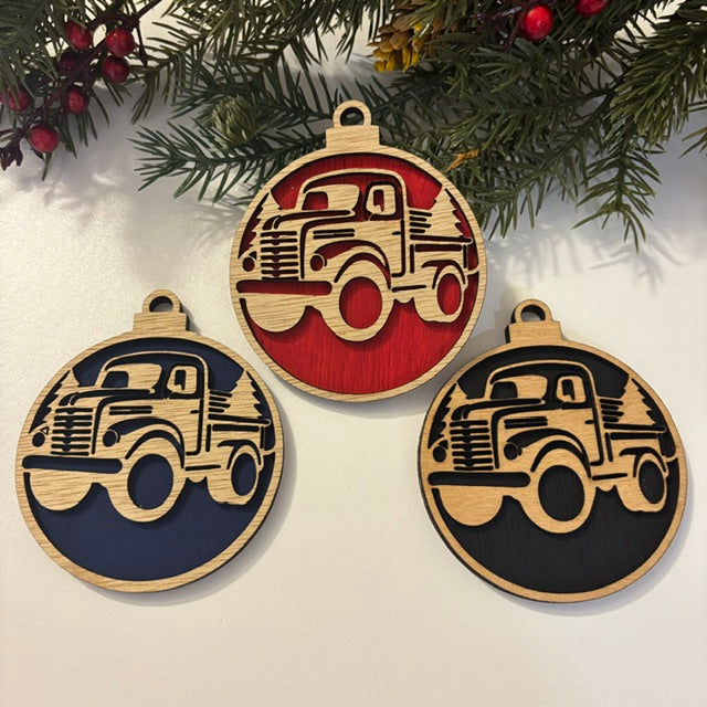 Truck Layered Ornament