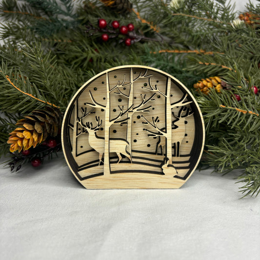 Forest Globe Shelf Sitter