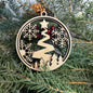 Layered Tree Wood Ornament