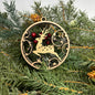 Layered Deer Ornament