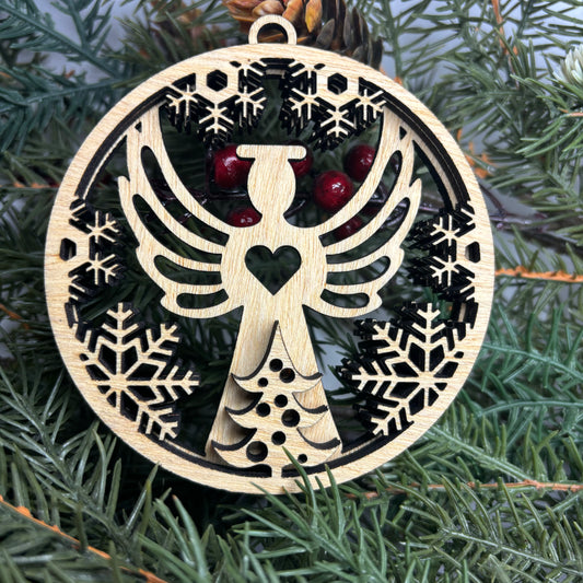 Layered Angel Ornament