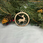 Round Deer Tree Ornament
