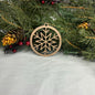 Round Snowflake Tree Ornament