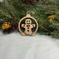 Round Gingerbread Tree Ornament