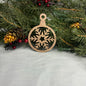 Snowflake Bulb Tree Ornament