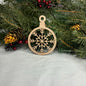 Snowflake Bulb Tree Ornament