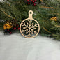 Snowflake Bulb Tree Ornament