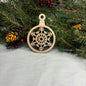 Snowflake Bulb Tree Ornament