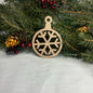 Snowflake Bulb Tree Ornament