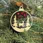 Round Deer Tree Ornament