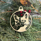 Round Cat Tree Ornament