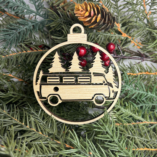 Round Van Tree Ornament