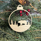 Round Bear Tree Ornament