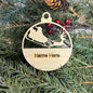 Custom Name Santa's Sleigh Ornament