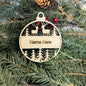 Custom Name Deer Ornament