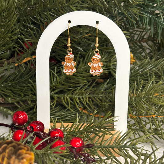 Gingerbread Girl Earrings