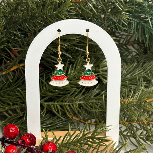 Christmas Tree Earrings