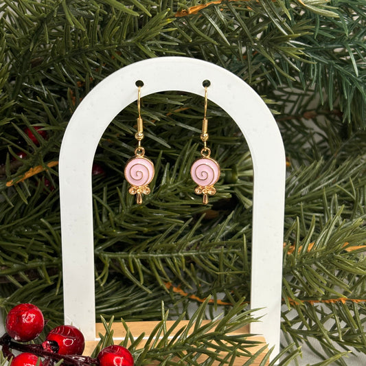Pink Lollipop Earrings