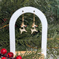 Cute White Deer Earrings