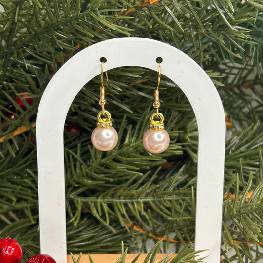 Pink Dangle Earrings