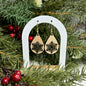 Snowflake Wood Earrings