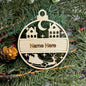 Custom Name Santa Ornament