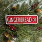 Red Gingerbread Mini Wood Sign